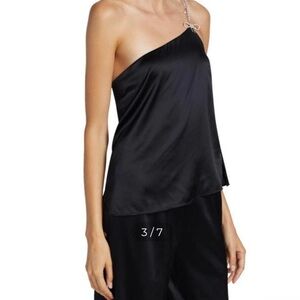 Cami NYC Black Satin Camisole